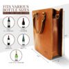 A Leather Carry Bag For Wine Bottles