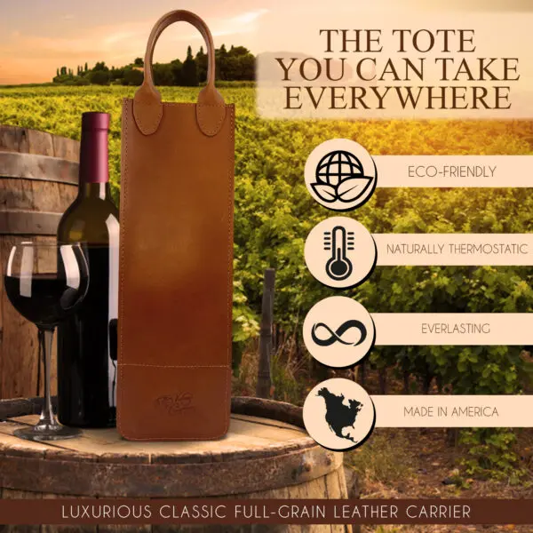 A Tote Bag for Carrying Wine Bottle